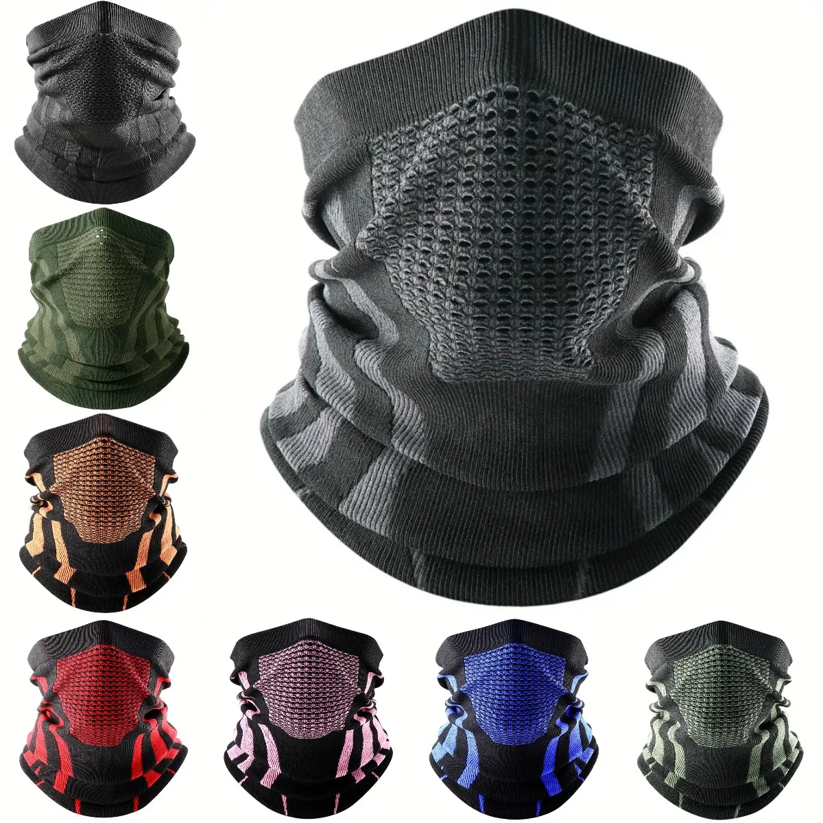 Balaclava Face Mask - Colori inverno traspirante confortevole sciarpa termica