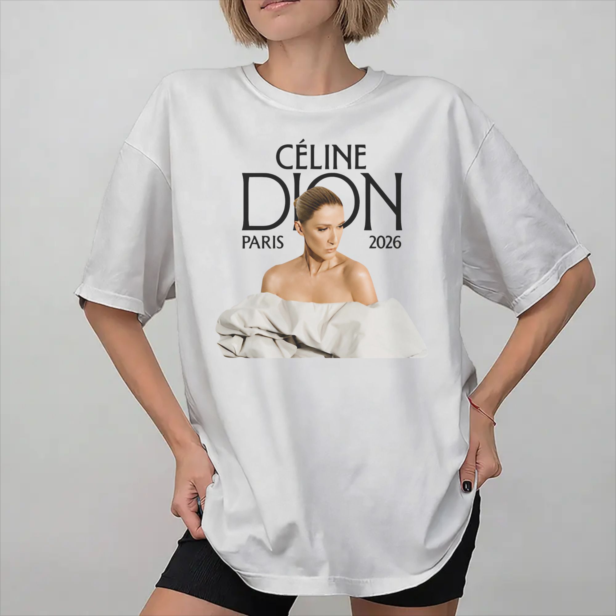 Street Fashion In Paris - Magliette Celines Dions Paris 2026 Tour