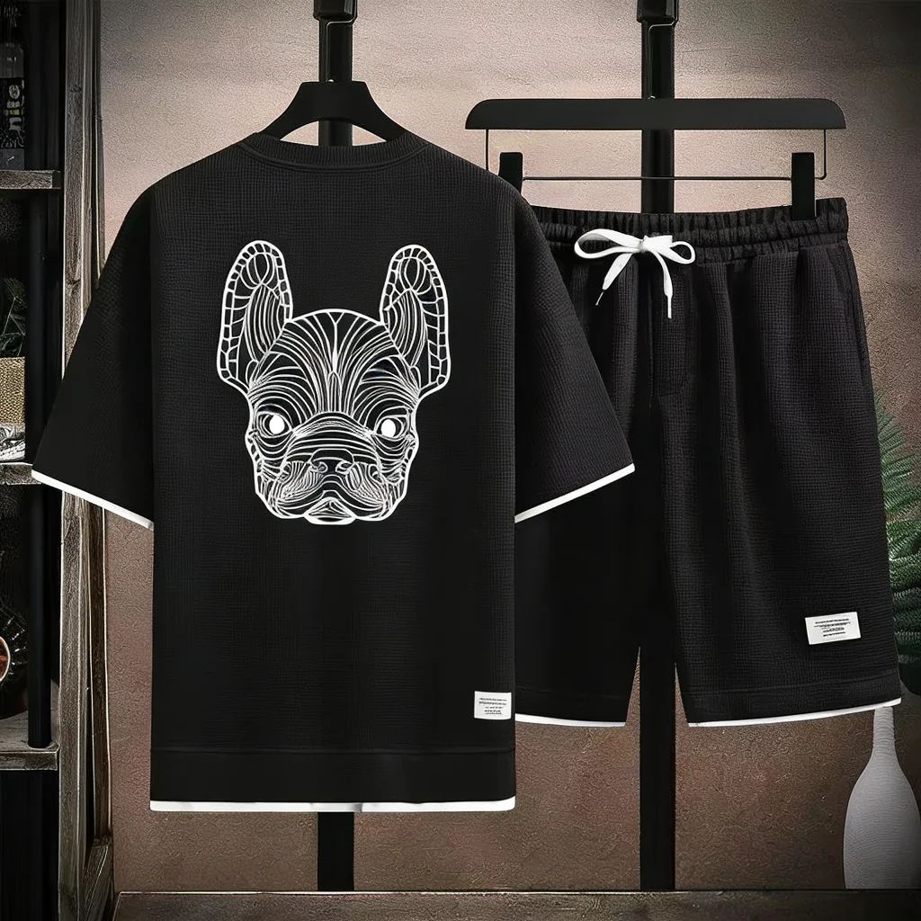 Street Fashion Tshirt - Set estivo da uomo a maniche