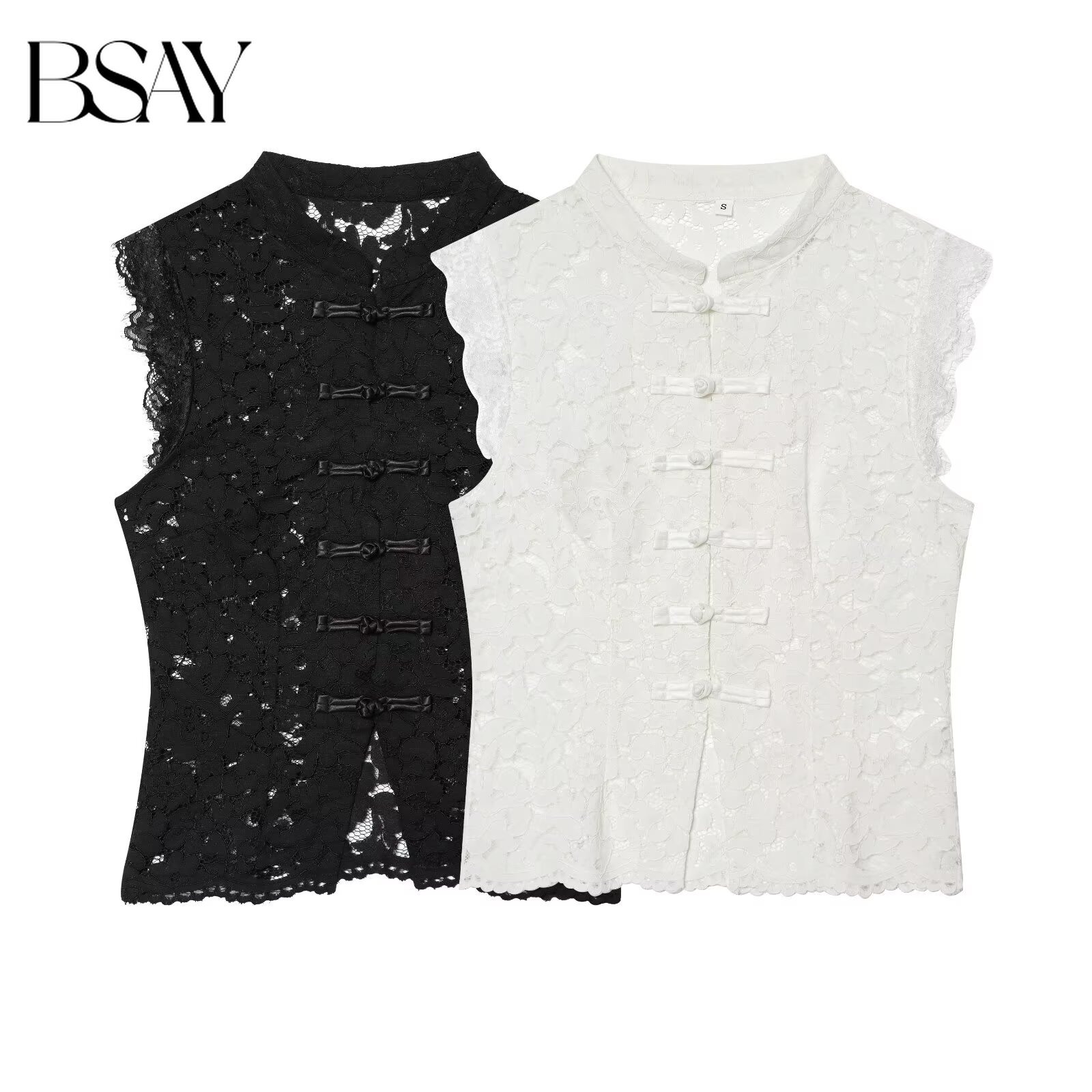 Street Fashion In Chinese - Abbigliamento Femminile BSAY, Top Senza Maniche