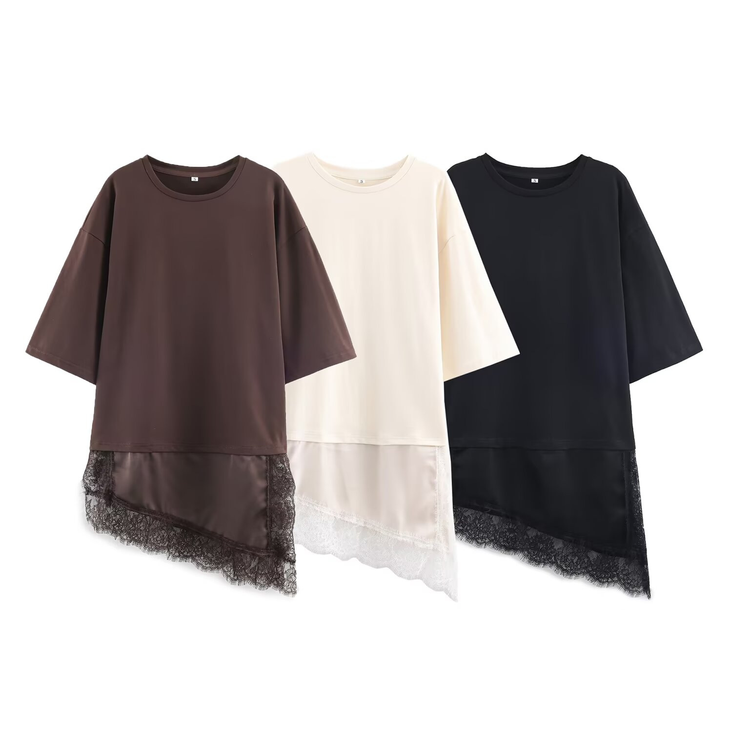 Longline Tee Oversized - T-shirt Lunga Oversize da Donna a