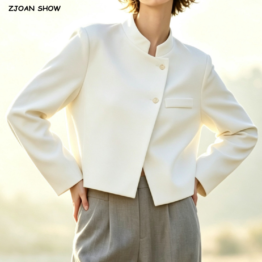 Street Fashion In Chinese - Blazer da donna stile cinese autunnale,
