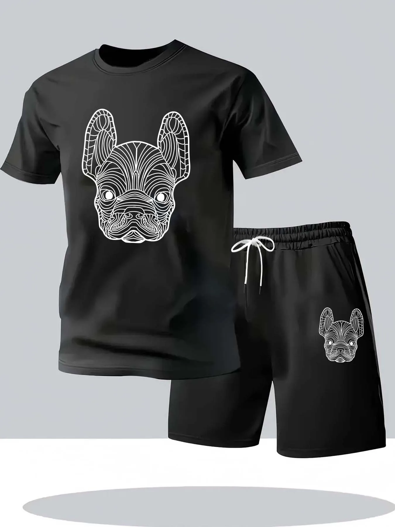 Street Fashion Tshirt - Set estivo da uomo a maniche