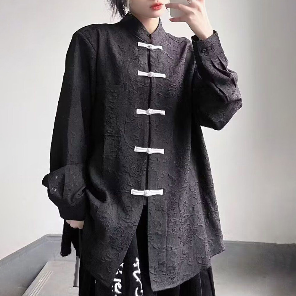 Street Fashion In Chinese - Nuova Camicia Unisex a Tinta Unita