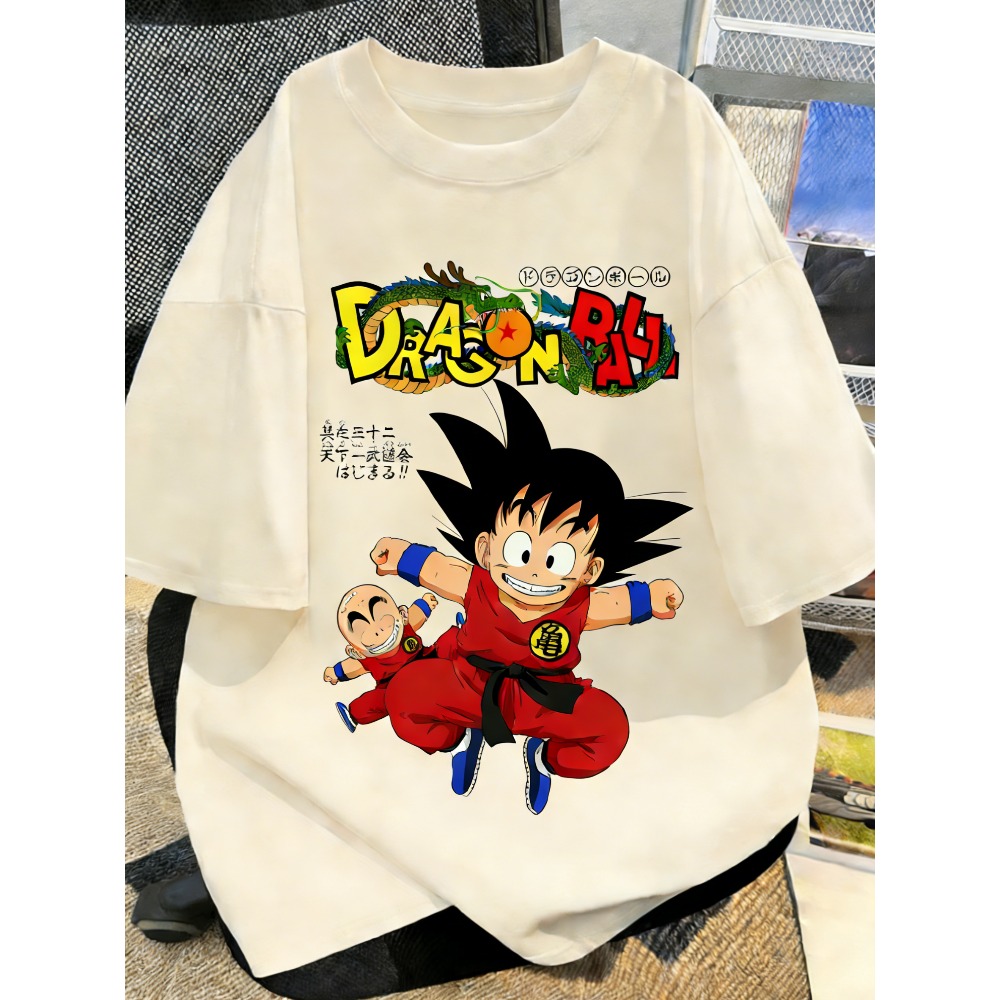 Street Fashion Of Japan - T-shirt Estiva con Stampa Anime Dragon