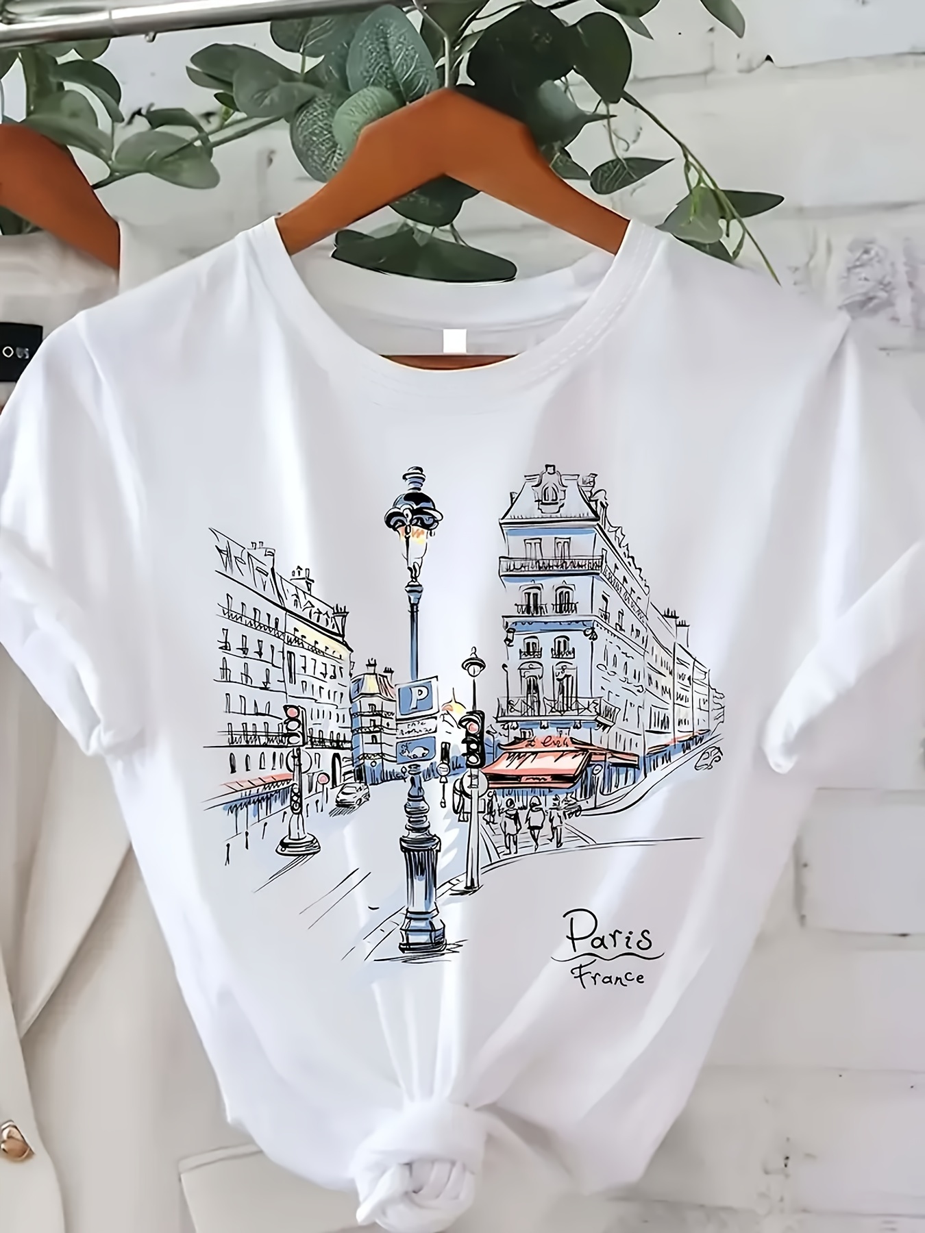 Street Fashion In Paris - T-shirt da donna con stampa Paris