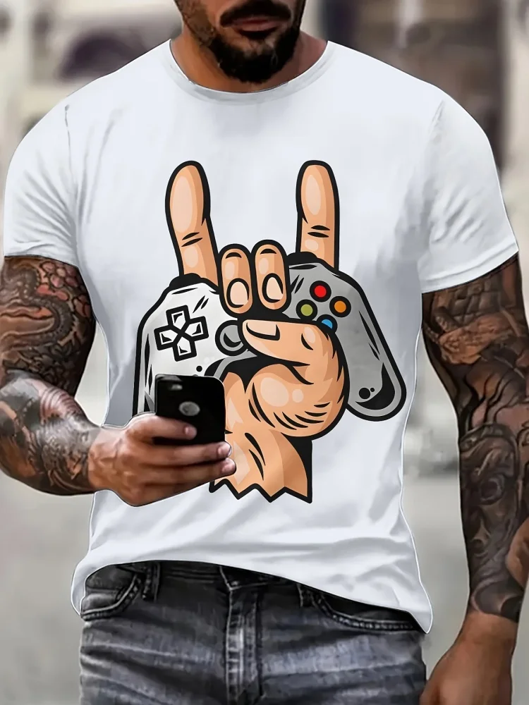 Street Fashion Videos - T-shirt da uomo alla moda con