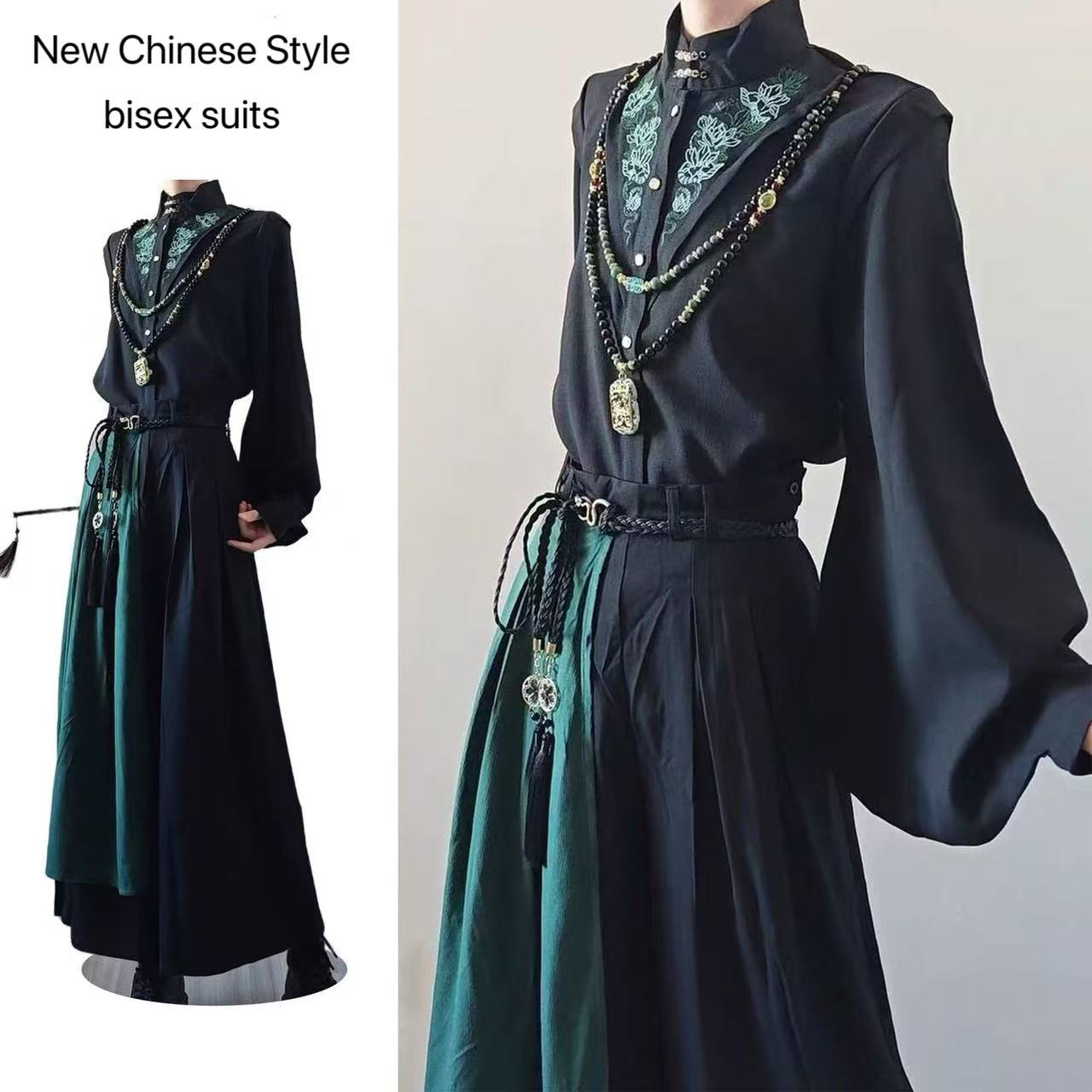 Street Fashion In Chinese - Nuovo Completo in Stile Cinese Bisex