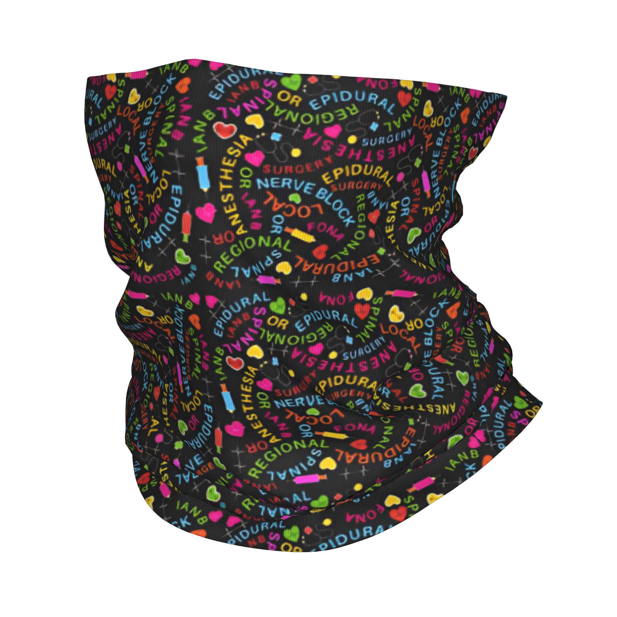 Balaclava Face Mask - Bandana Medica per Anestesiologia, Scaldacollo, Balaclava,