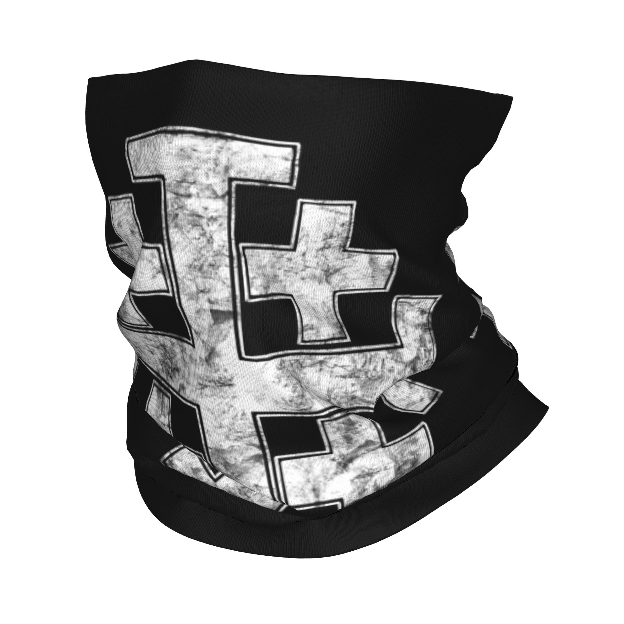 Balaclava Face Mask - Bandana con Croce di Gerusalemme, Copricollo