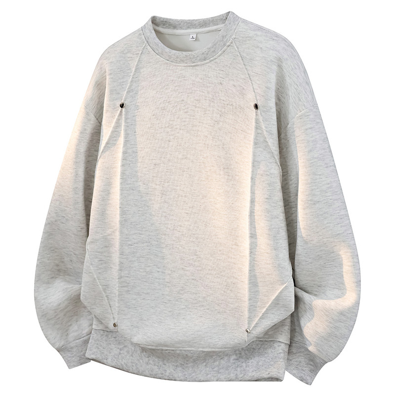 Felpa da Uomo Oversize con Col - Oversized Crewneck Fleece recensione e prezzo
