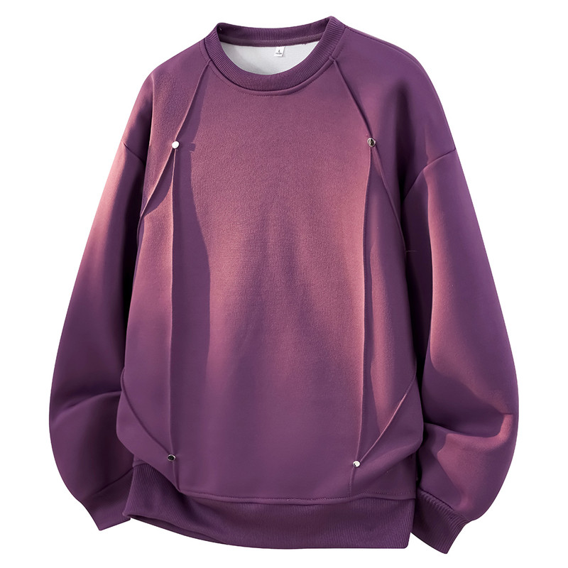 Felpa da Uomo Oversize con Col - Oversized Crewneck Fleece recensione e prezzo