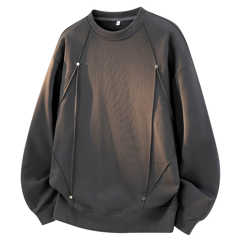 Felpa da Uomo Oversize con Col - Oversized Crewneck Fleece recensione e prezzo