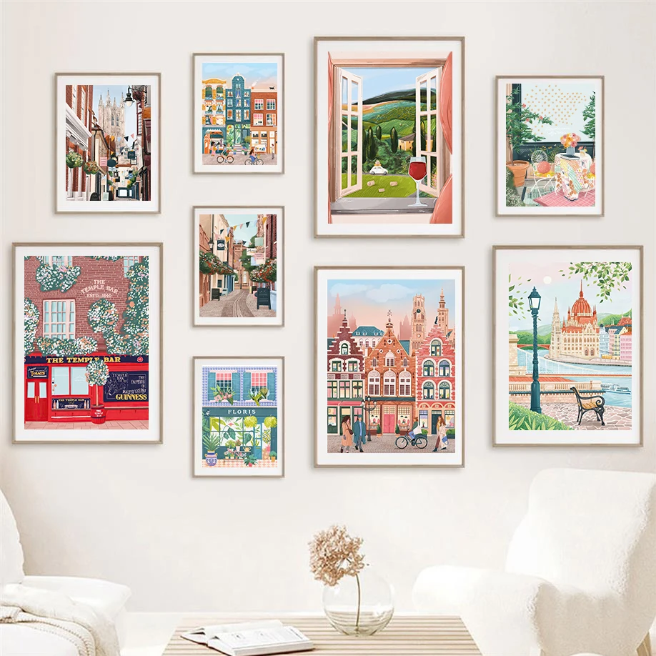 Quadro Diamantato con Vista Pa - Street Fashion Poster recensione e prezzo
