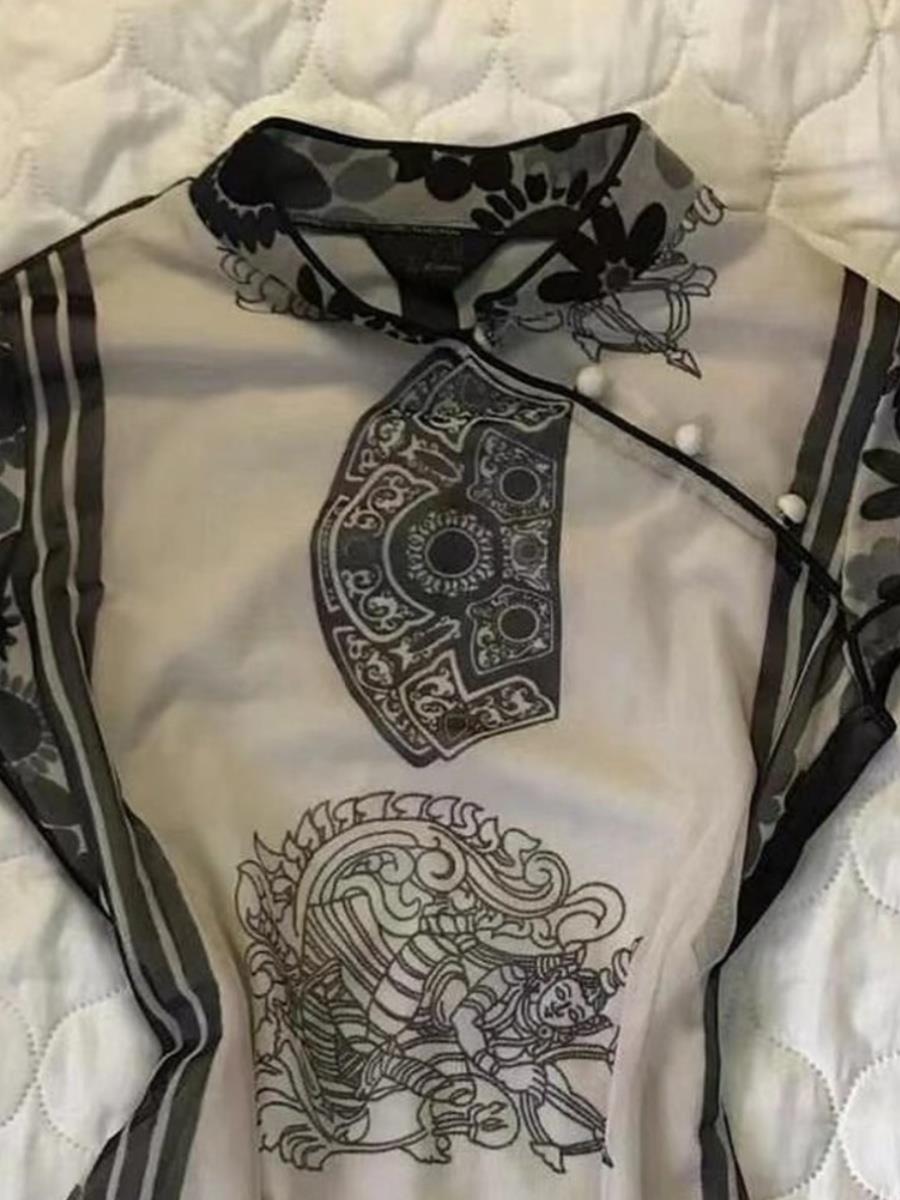 Elegante Top Stampato Modellan - Street Fashion In Chinese recensione e prezzo