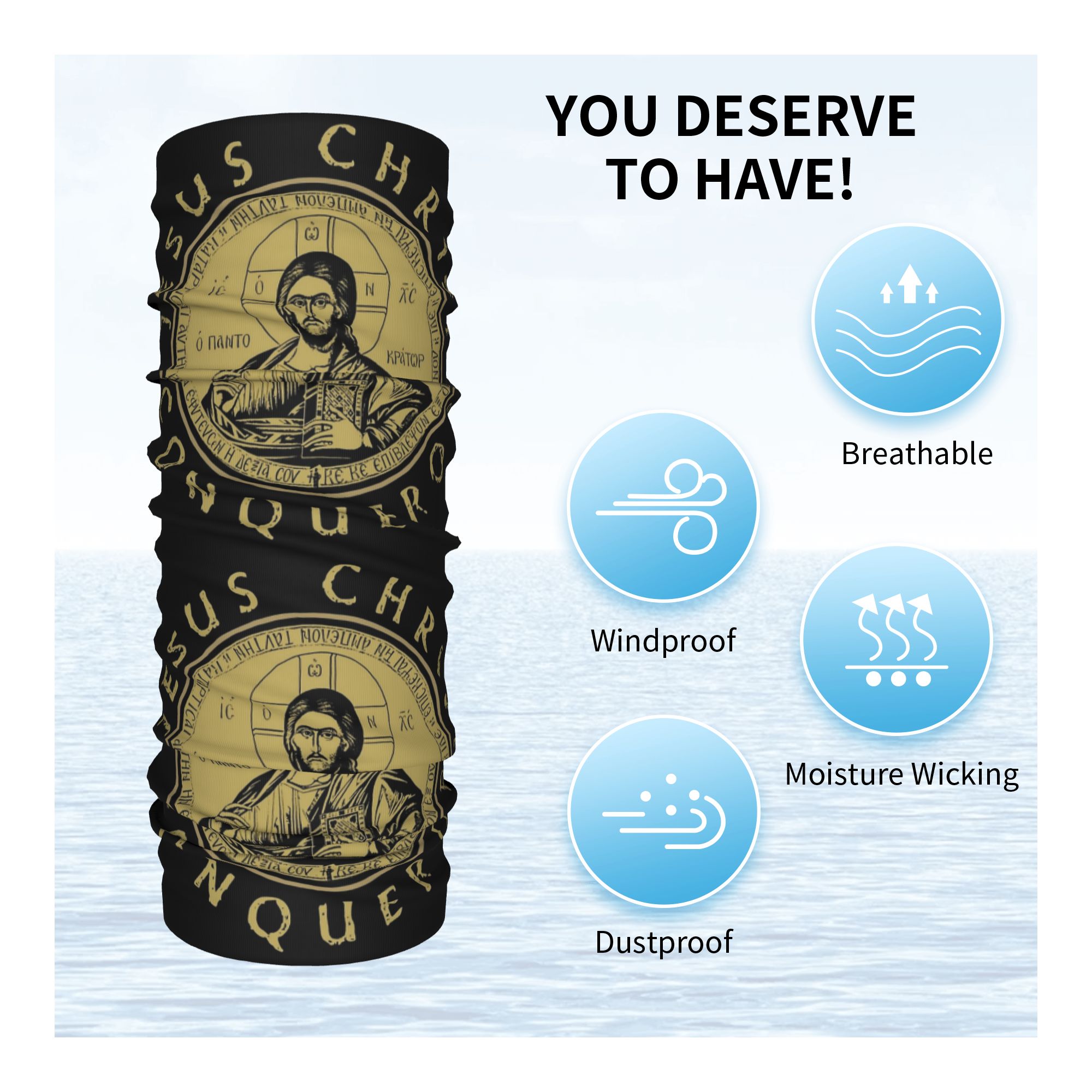 Gesù Cristo Bandana ortodossa  - Balaclava Face Mask recensione e prezzo