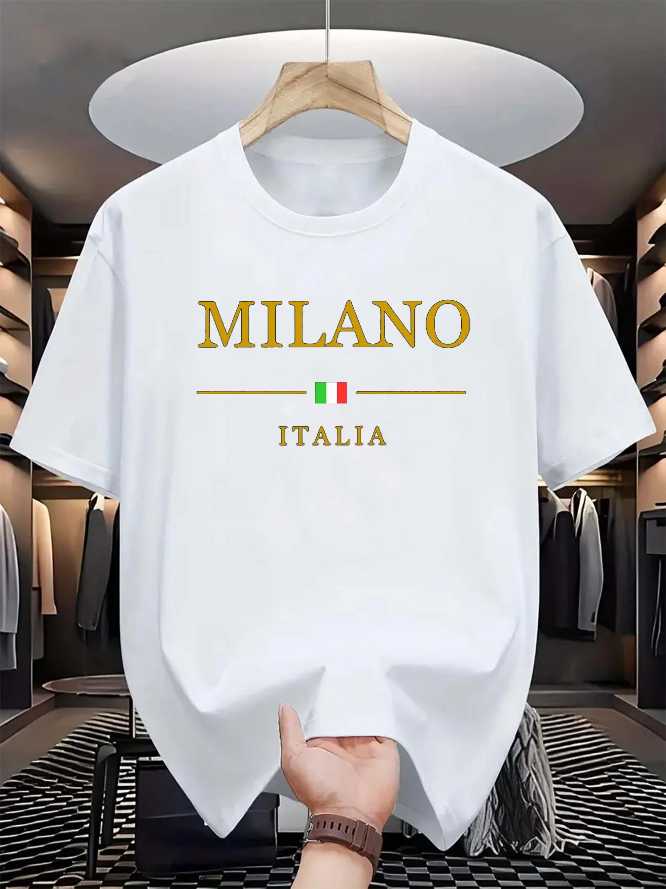 T-shirt estiva da uomo stampat - Street Fashion In Milan recensione e prezzo