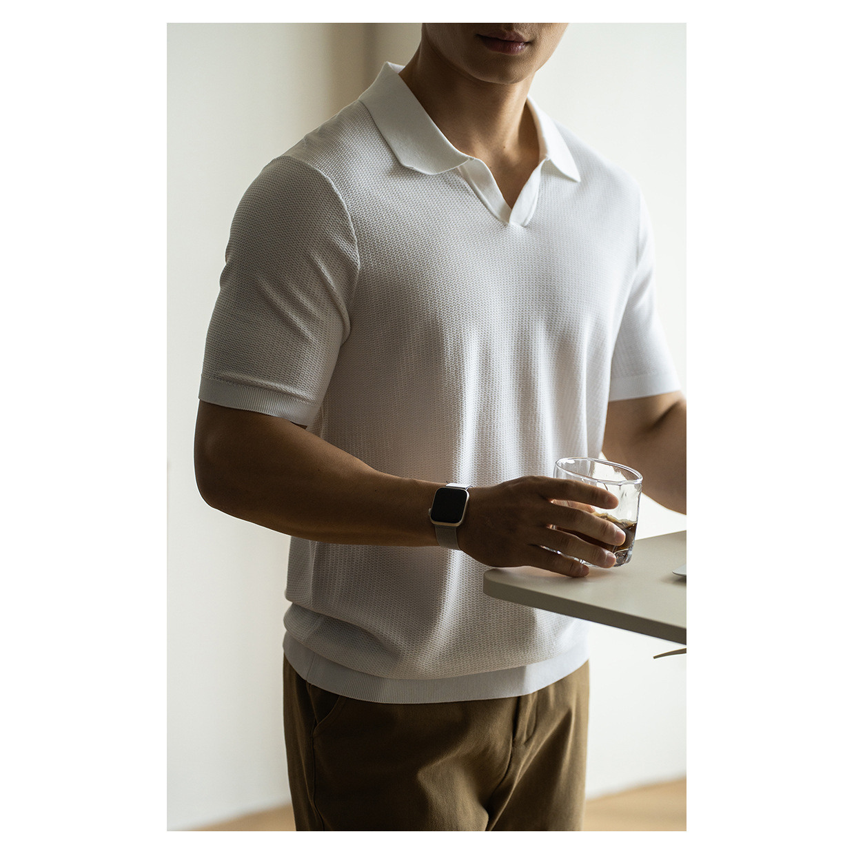 T-Shirt in Lino a Maniche Cort - Urban Street Fashion Photography recensione e prezzo