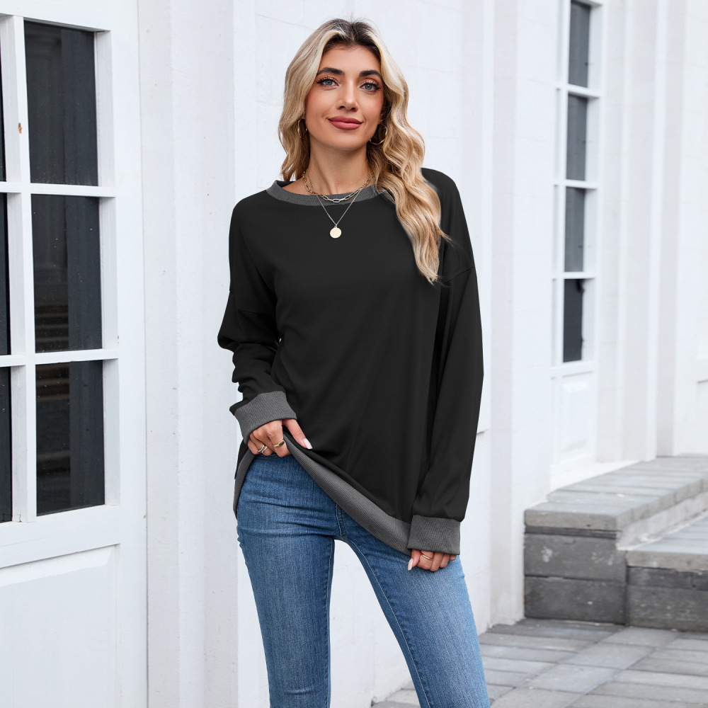 Felpa da donna alla moda, ampi - Oversized Crewneck Fleece recensione e prezzo