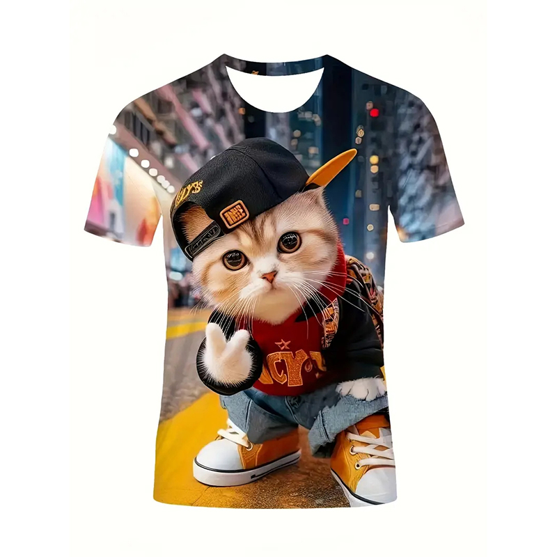 T-shirt divertente modello gat - Street Fashion Of Japan recensione e prezzo