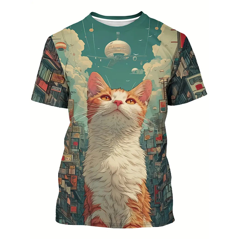 T-shirt divertente modello gat - Street Fashion Of Japan recensione e prezzo