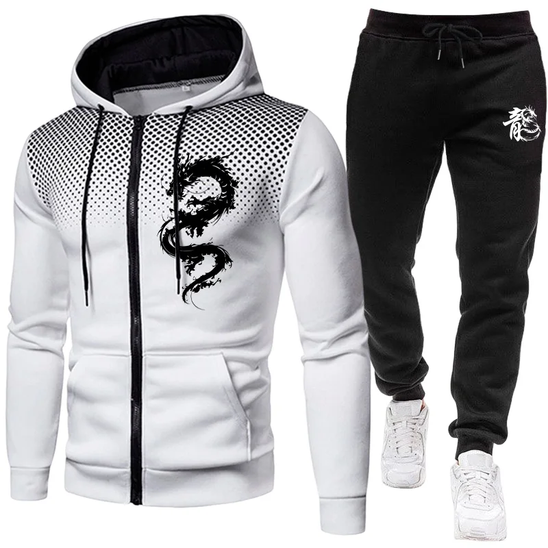 Set da Uomo con Stampa Drago d - Street Fashion In Paris recensione e prezzo
