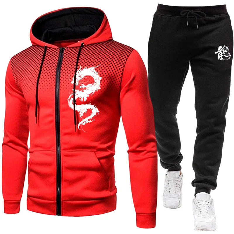 Set da Uomo con Stampa Drago d - Street Fashion In Paris recensione e prezzo