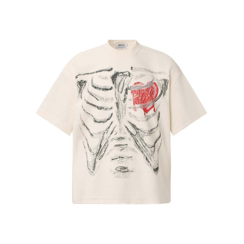 T-shirt hip-hop scheletro di m - Street Fashion Vibes recensione e prezzo