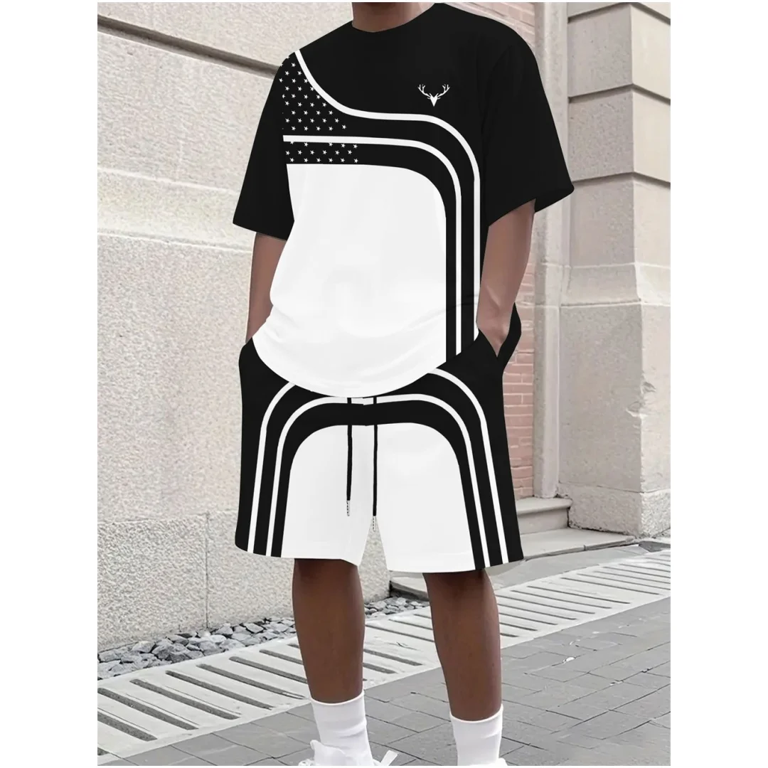Set Estivo da Uomo alla Moda c - Street Fashion Tshirt recensione e prezzo