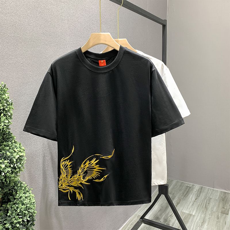 T-shirt a maniche corte ricama - Street Fashion In Chinese recensione e prezzo