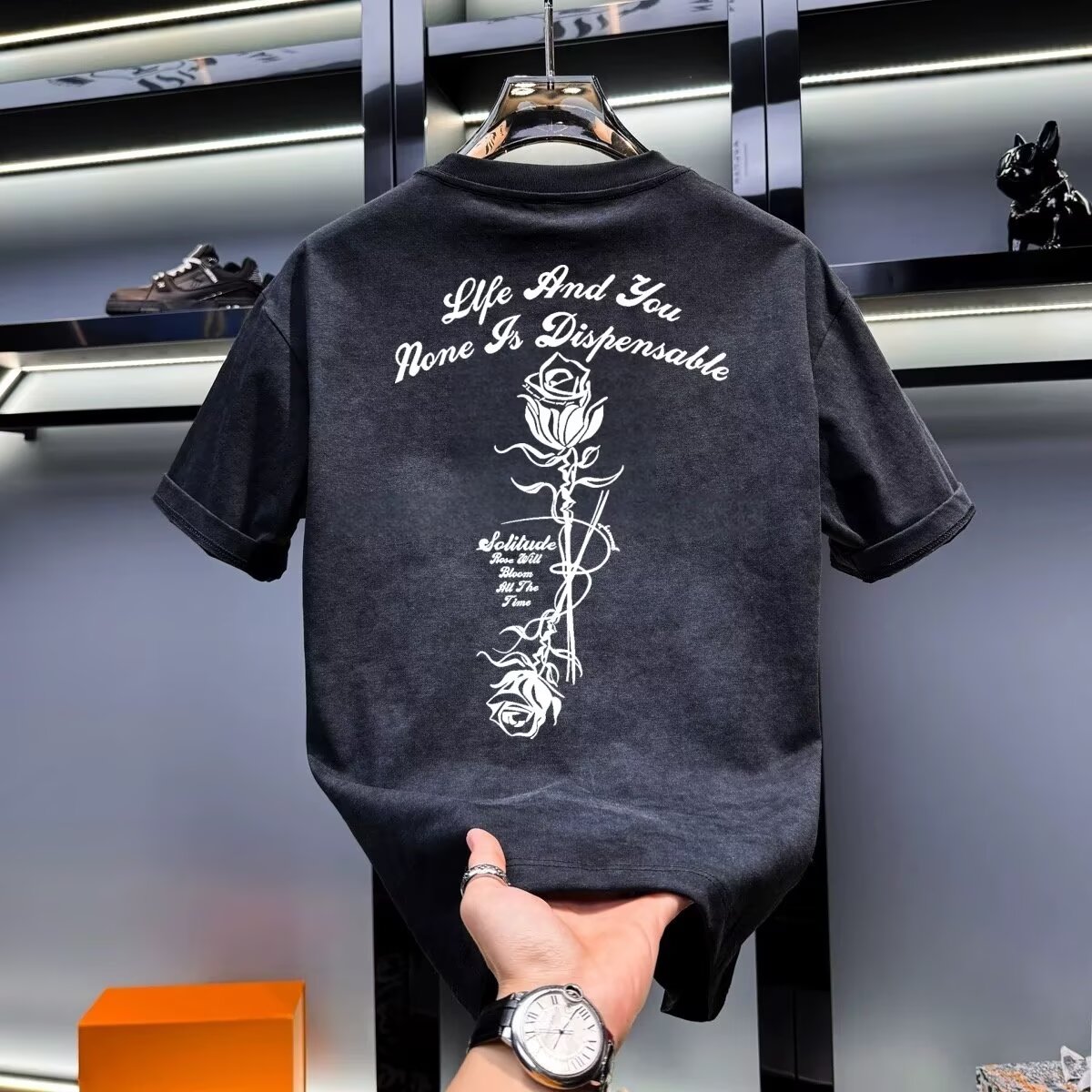 T-shirt kaki da uomo estiva Ab - Street Fashion In Chinese recensione e prezzo