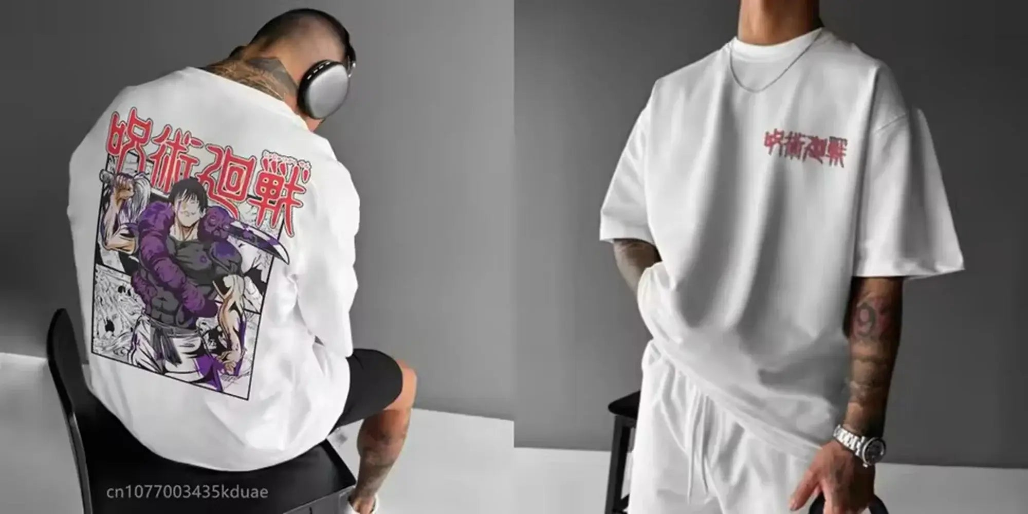 T-shirt Jujutsu Kaisen con Gra - Street Fashion Of Japan recensione e prezzo