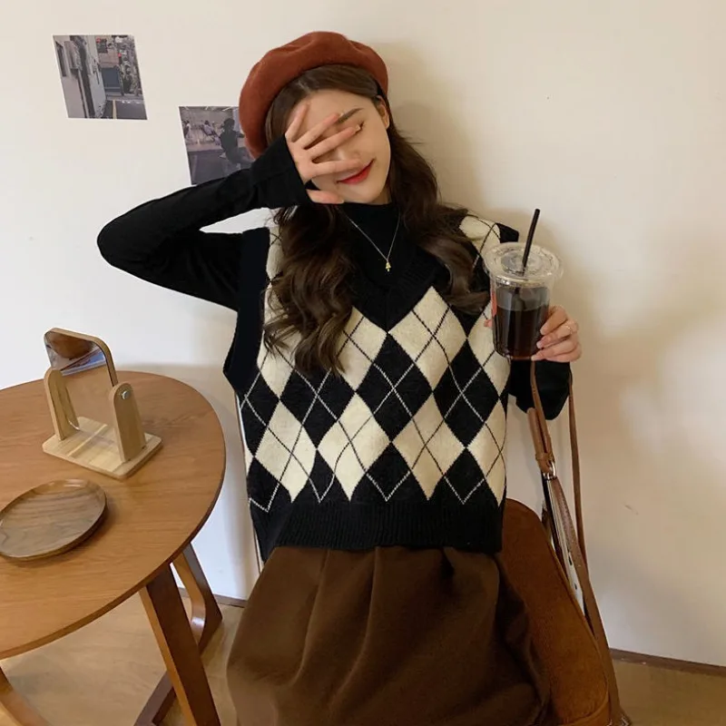 Maglione Gilet Donna Argyle Ha - Street Fashion Of Japan recensione e prezzo